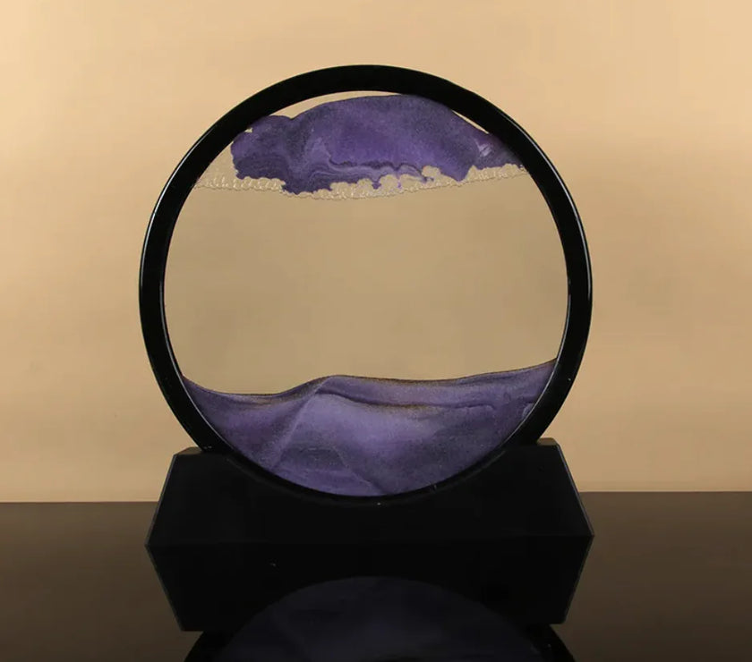 Quicksand Hourglass Motion Art Decor