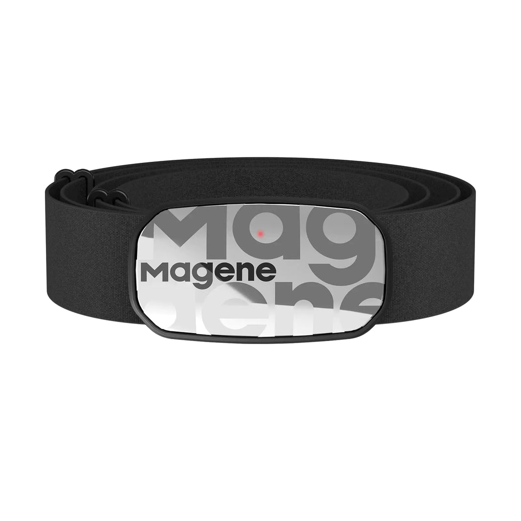 Magene H603 Chest Strap Heart Rate Monitor ANT+ and Bluetooth Compatible with Fully Adjustable Strap iPhone & Android Compatible