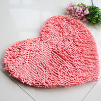 Heart-Shaped Carpet Furniture Decor