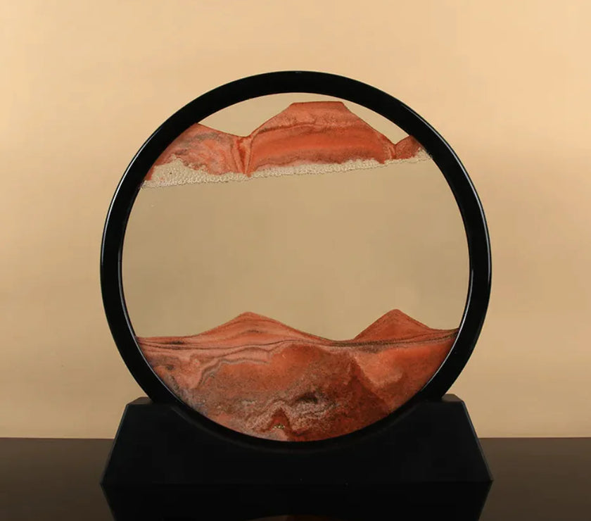 Quicksand Hourglass Motion Art Decor