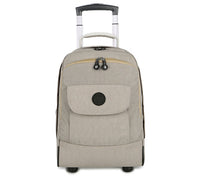 17-Inch Waterproof Rolling Backpack for Students and Travel
