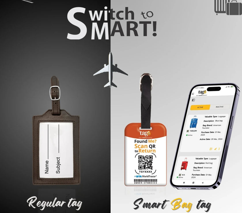 Smart Travel Bag Tag Amsterdam