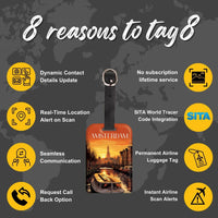 Smart Travel Bag Tag Amsterdam