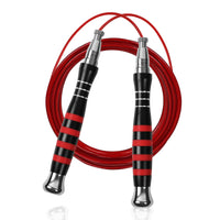 Huhloch Speed Jump Rope - Jump Rope for Men with Self Locking No Screw Design 360 Degree Fast Rotation Non Slip Silicone Texture Weighted Jump Rope Includes 2 Speed Ropes Easy Setup 2 Handles Portable Fitness Jump Ropes for Boxing
