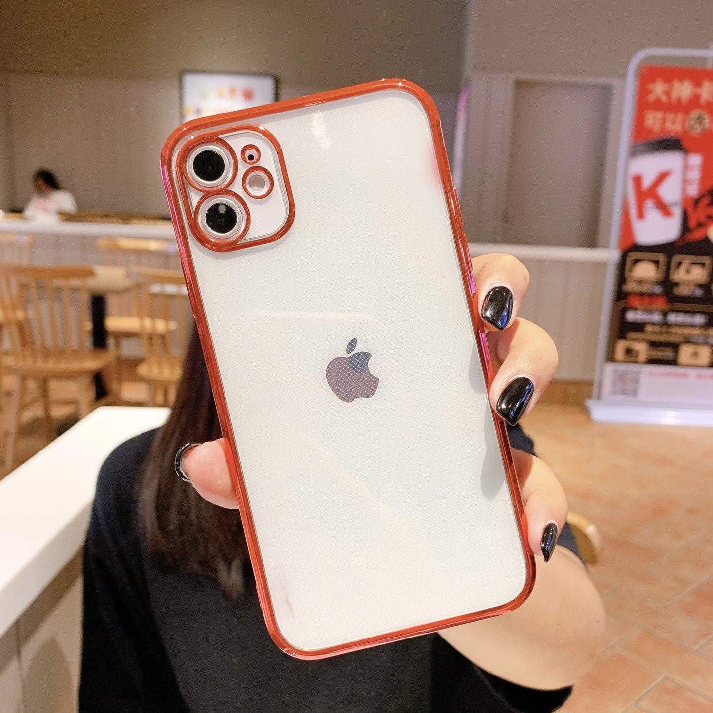 Chic Angle Plated Phone Case