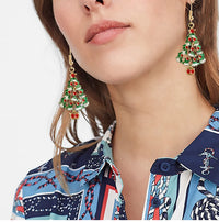 Christmas Jewelry Set: Earrings and Necklace