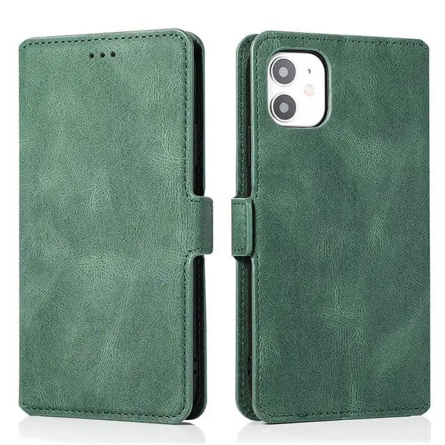 Vintage Flip Leather Case for iPhones