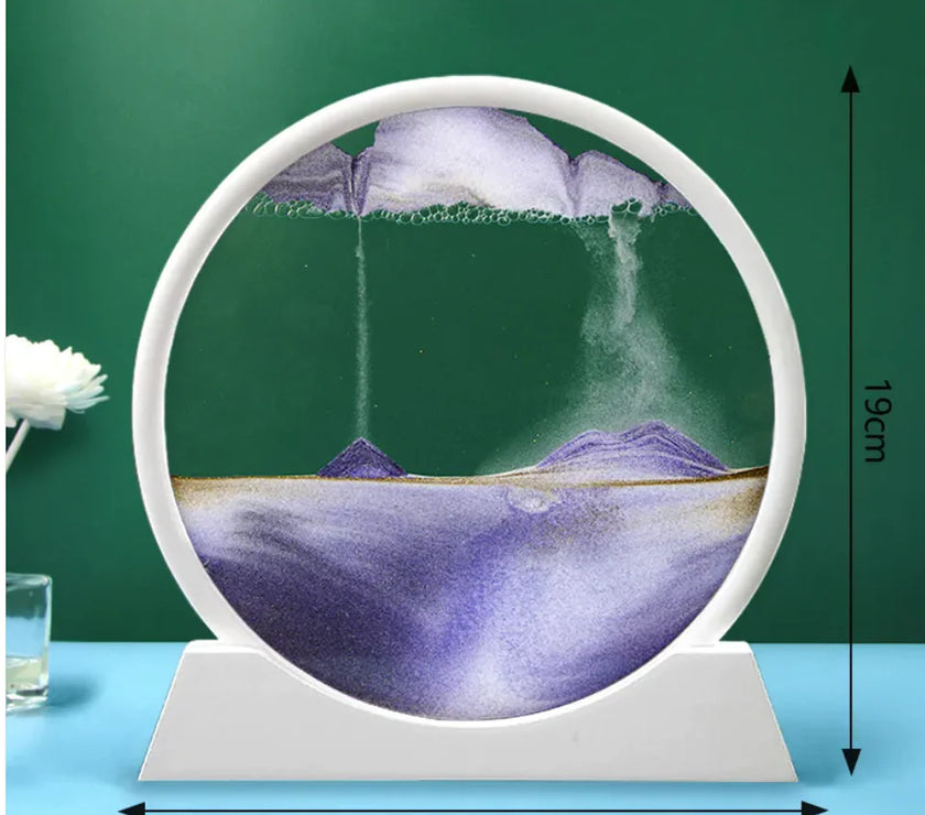 Quicksand Hourglass Motion Art Decor