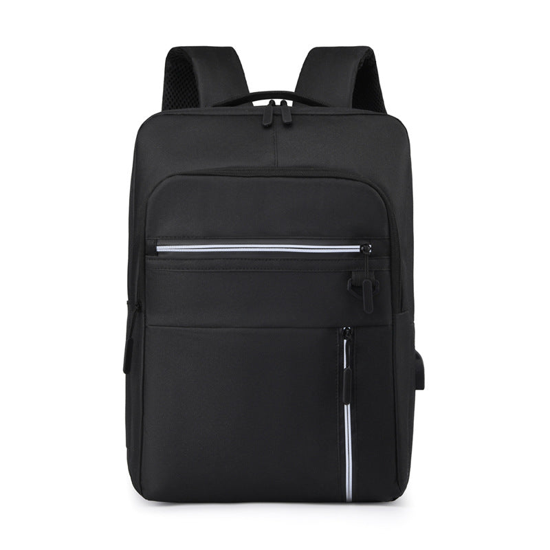Men's Business Leisure Backpack with USB Charging