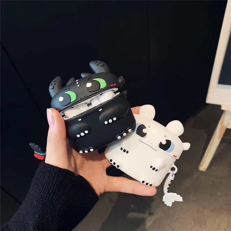 Cartoon Dragon Silicone Case for AirPods Pro 3