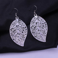 Creative Leaf Jewelry Set - Necklace & Earrings