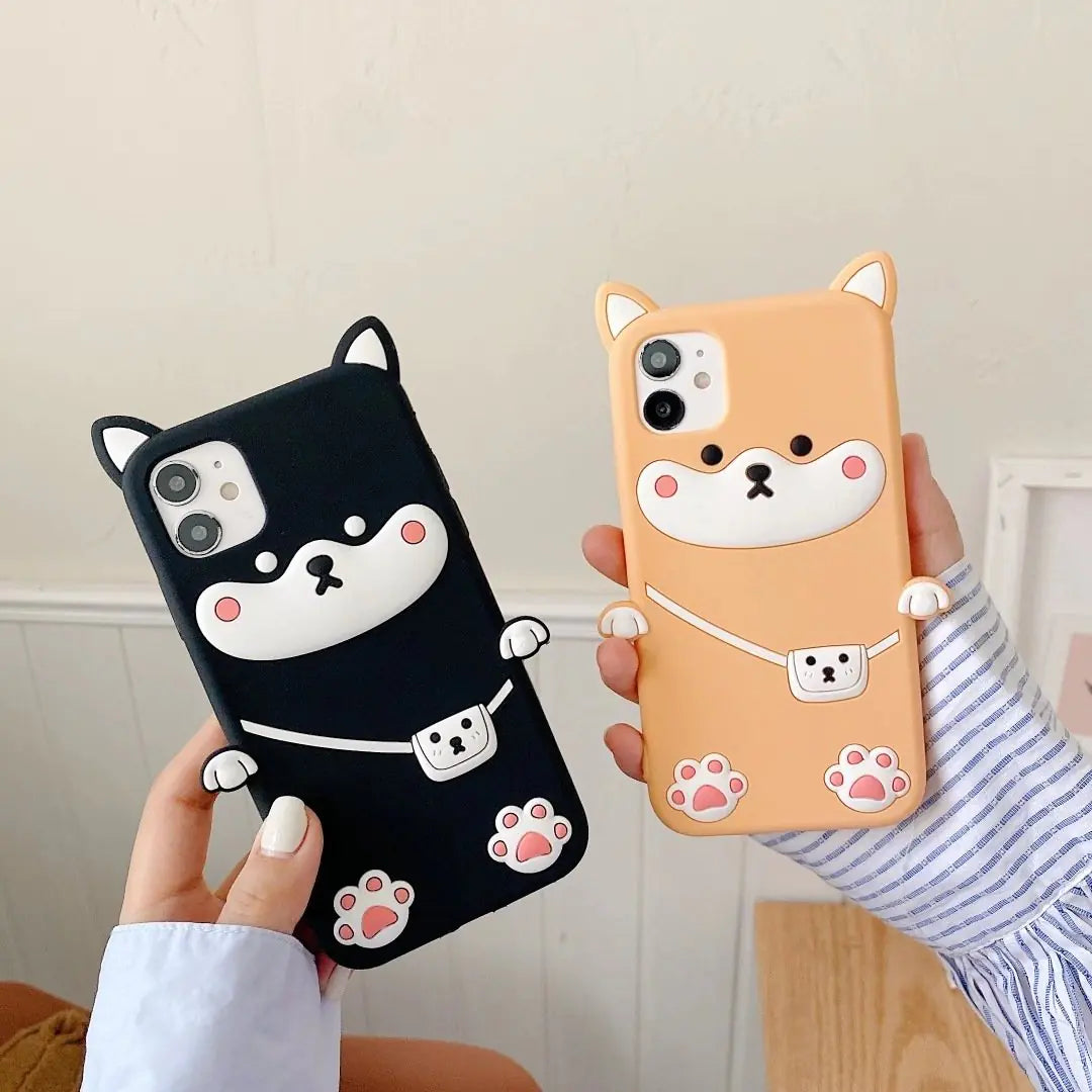 Chai Dog Cartoon iPhone Silicone Cover