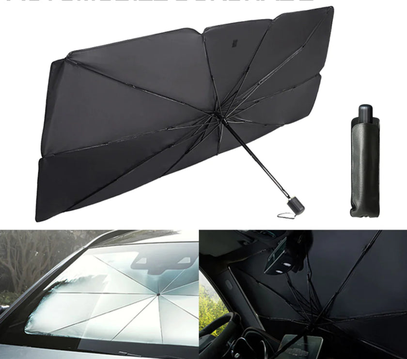 51" Car Windshield Sun Shade Foldable Umbrella Front Window Cover Visor Umbrella