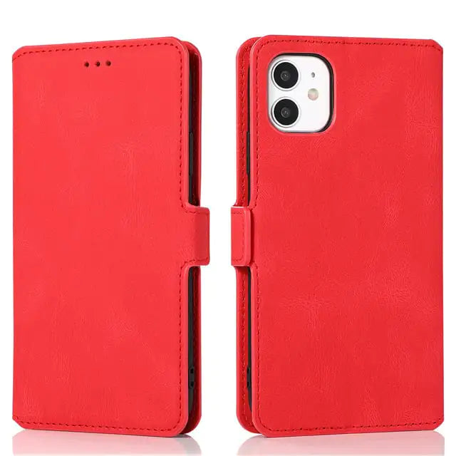 Vintage Flip Leather Case for iPhones