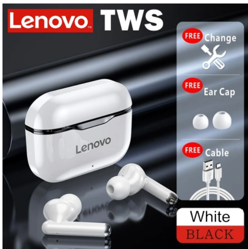 Lenovo P1 Bluetooth Earbuds with Charging Case (IPX4)