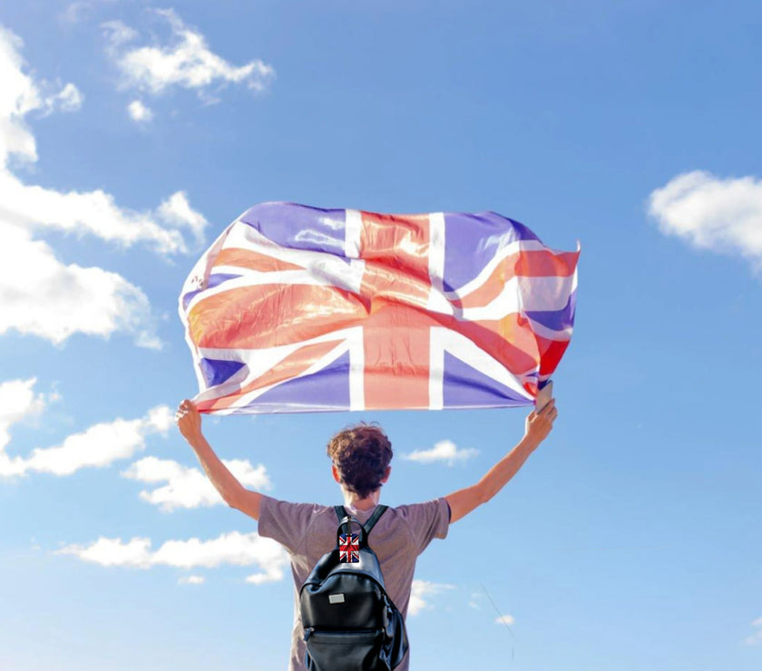 Great Britain flag bag security tag