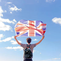 Great Britain flag bag security tag
