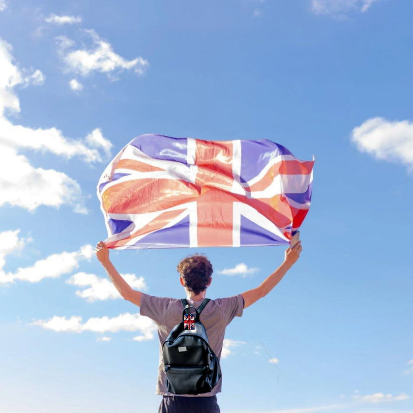 Great Britain flag bag security tag