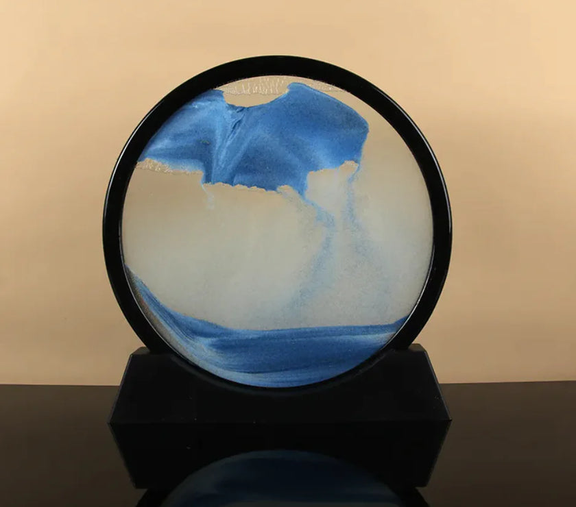 Quicksand Hourglass Motion Art Decor