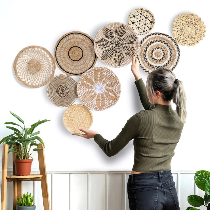 Boho Wall Basket Decor