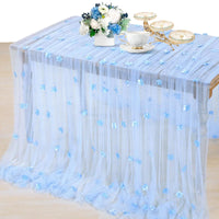 aby Blue Lace Tablecloth