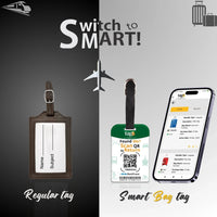 India flag luggage tag