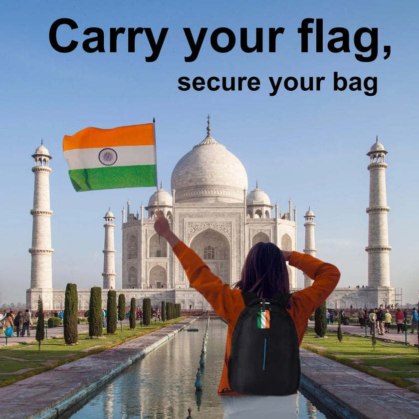 India flag luggage tag