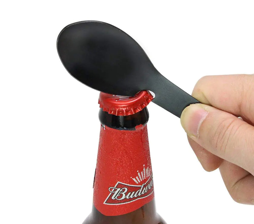 Portable Camping Cutlery Set - Stainless Steel Utensils