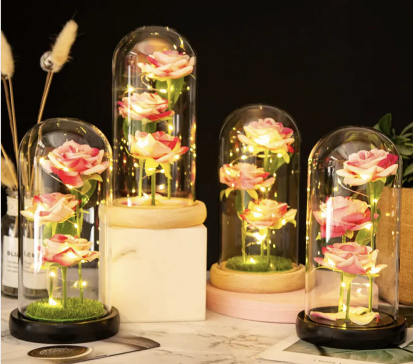 Valentine's Day Three Roses Gift Decor