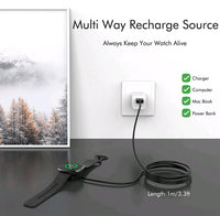 Wireless Charger For Fitbit Sense Versa 3 4 Watch USB Fast Charging Dock Cable