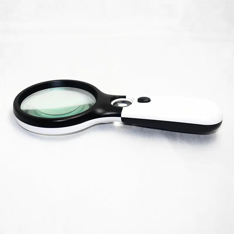 Handheld Magnifying Glass with 3 LED Lights for Reading