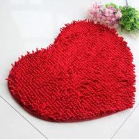 Heart-Shaped Carpet Furniture Decor