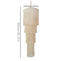 Bohemian Tapestry Lampshade - Handmade Nordic Decor