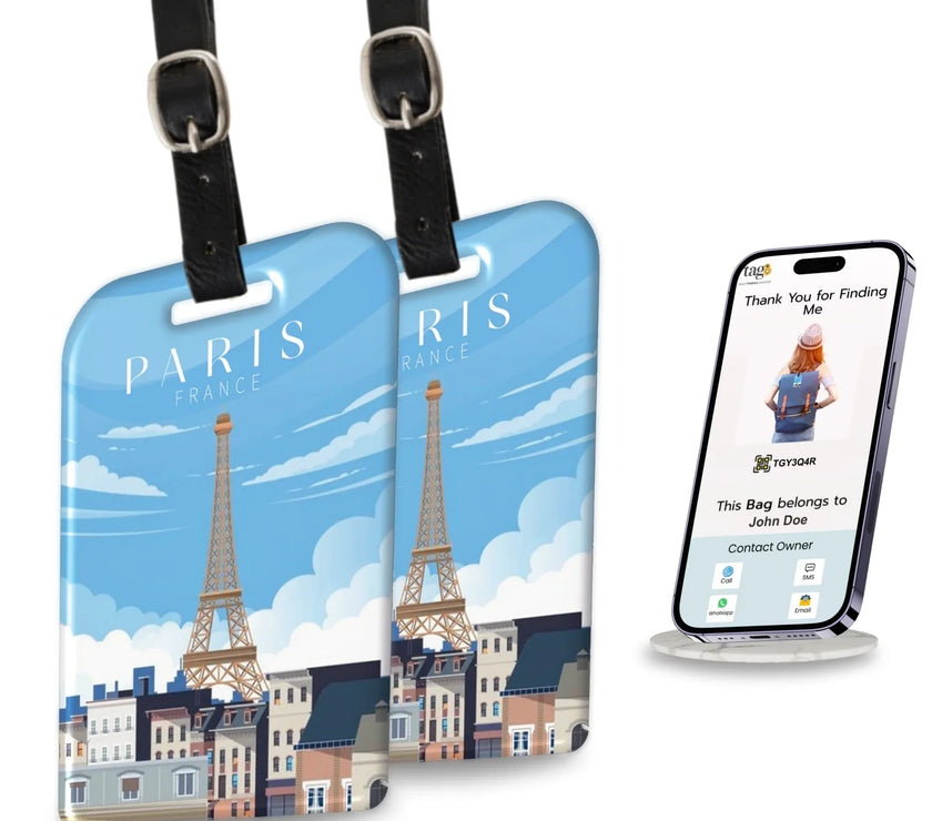 Smart Bag Security Tag - Paris Pack 2