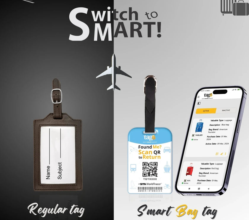 Smart Bag Security Tag - Paris Pack 2