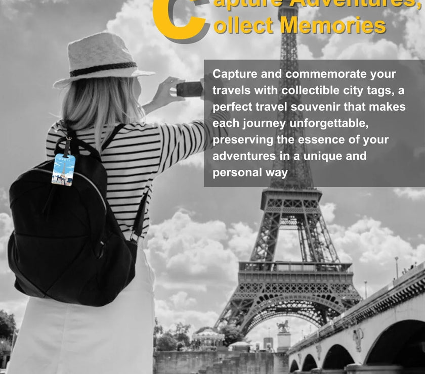 Smart Bag Security Tag - Paris Pack 2