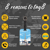 Smart Bag Security Tag - Paris Pack 2