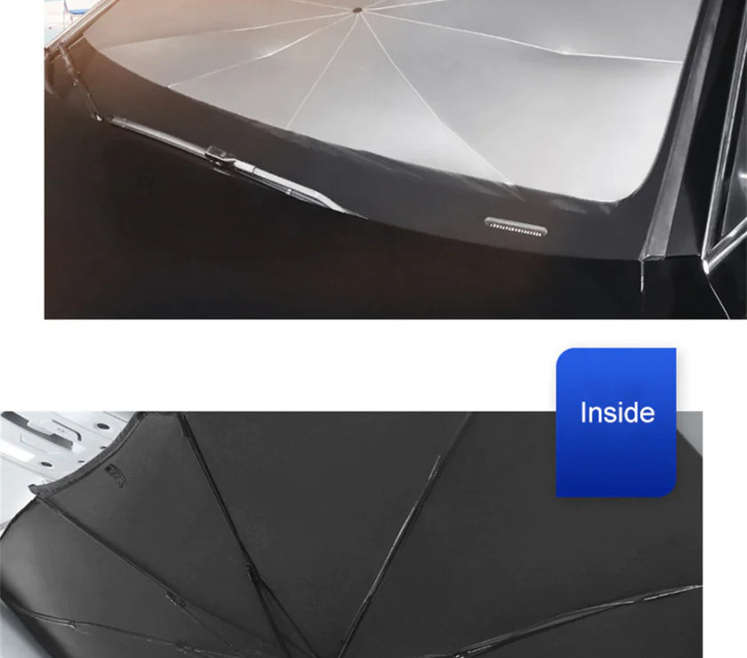 51" Car Windshield Sun Shade Foldable Umbrella Front Window Cover Visor Umbrella