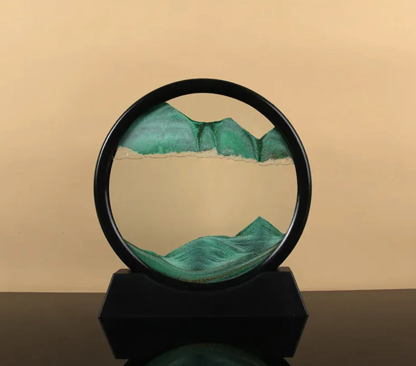 Quicksand Hourglass Motion Art Decor