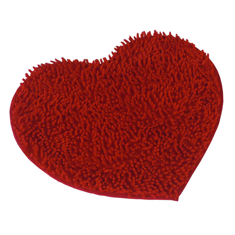 Heart-Shaped Carpet Furniture Decor