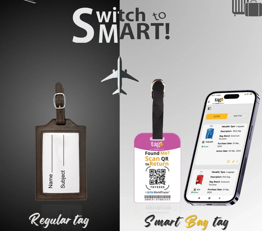 Las Vegas smart bag security tag