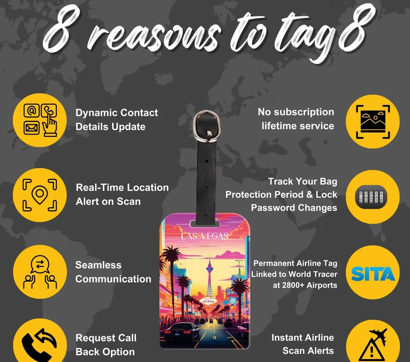 Las Vegas smart bag security tag