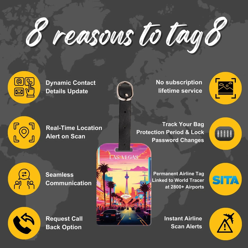 Las Vegas smart bag security tag