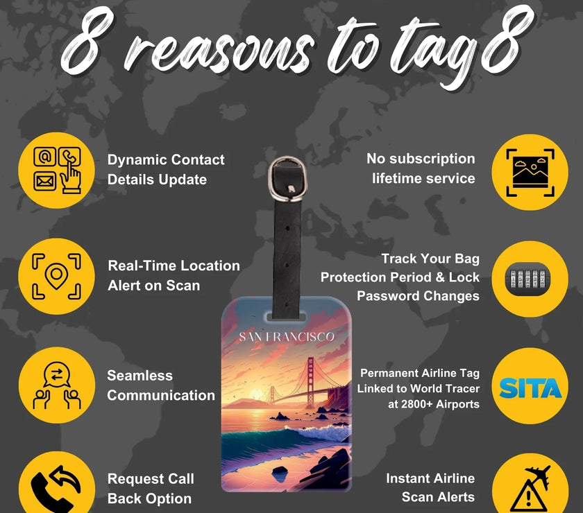 Smart Bag Security Tag San Francisco