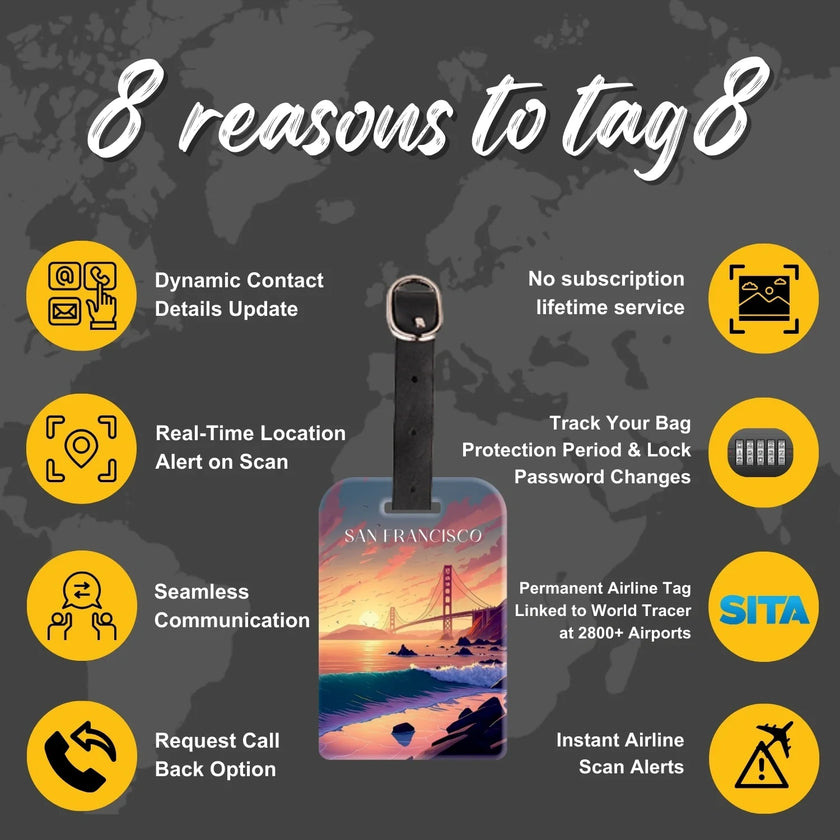 Smart Bag Security Tag San Francisco