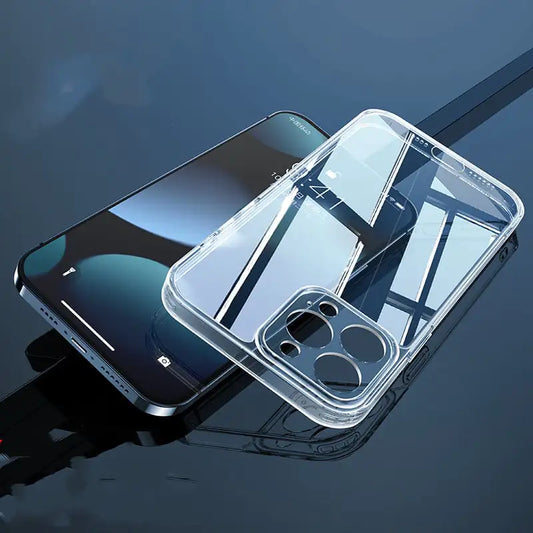 Clear MagSafe Tempered Glass Case