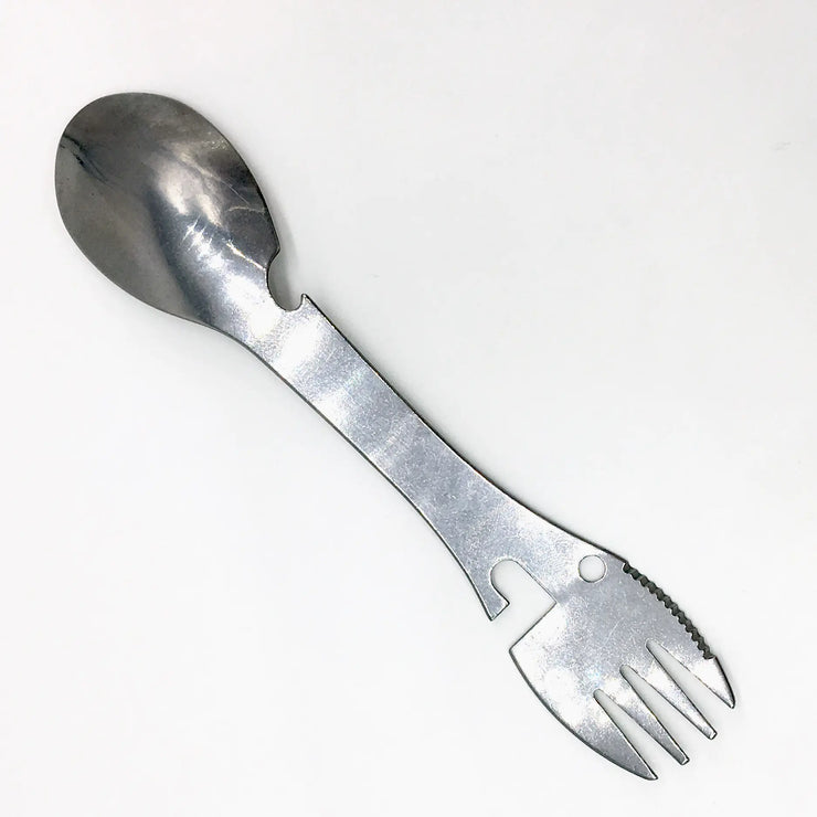 Portable Camping Cutlery Set - Stainless Steel Utensils