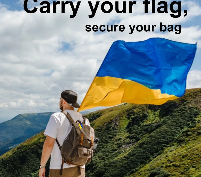 Smart Bag Security Tag - Ukraine Flag Pack 2