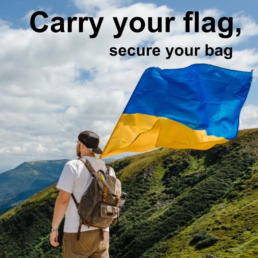 Smart Bag Security Tag - Ukraine Flag Pack 2