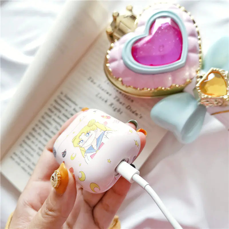 Chic Cartoon AirPods Case for Wireless Earphones